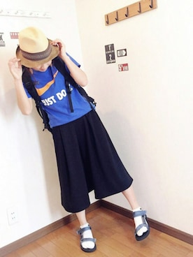 「アイテム（ソックス/靴下）」を使った、あゆさん（レディース・157cm）の春コーディネート