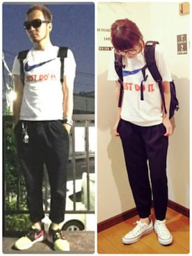 「ANAP MEN（アナップメン）のアイテム」を使った、あゆさん（レディース・157cm）の春コーディネート