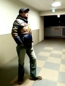 「空ku（クウ）のアイテム」を使った、Nozakinさん（メンズ・160cm）の冬コーディネート