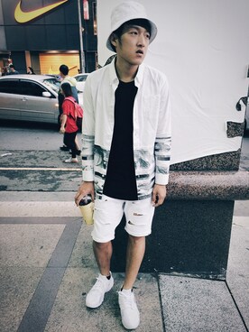 「hat」｜Mingさん（メンズ・174cm）の春コーディネート