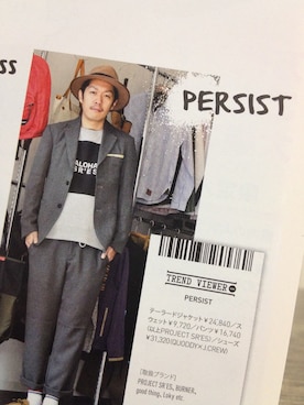 「PROJECT SR'ES（プロジェクトエスアールエス）のアイテム（ジャケット/アウター）」を使った、miyakawaTKSさん（メンズ・176cm）の秋コーディネート