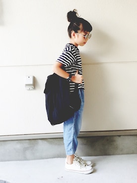 i_Kaさん（キッズ・120cm）の夏コーディネート
