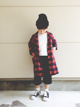 i_Kaさん（キッズ・120cm）の秋コーディネート