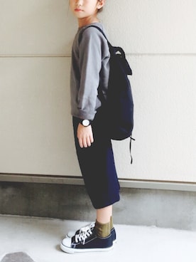「STUDIOUS（ステュディオス）のアイテム」を使った、i_Kaさん（キッズ・120cm）の秋コーディネート