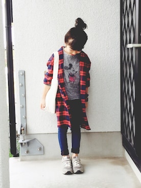 i_Kaさん（キッズ・123cm）の秋コーディネート