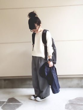 「ASPLUND（アスプルンド）のアイテム」を使った、i_Kaさん（キッズ・123cm）の冬コーディネート