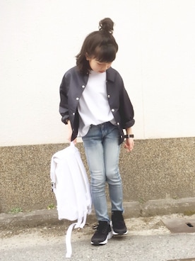i_Kaさん（キッズ・123cm）の春コーディネート