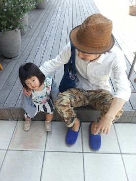 「ジャパンブルー」｜「アイテム（帽子）」を使った、nicoさん（メンズ・170cm）の春コーディネート