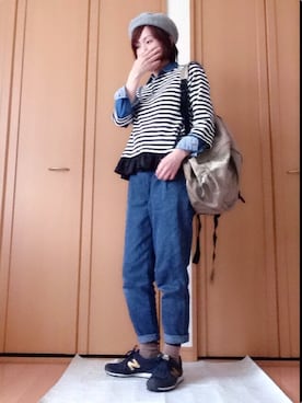 「A.I.P（エーアイピー）のアイテム」を使った、cha!!さん（レディース・156cm）の秋コーディネート