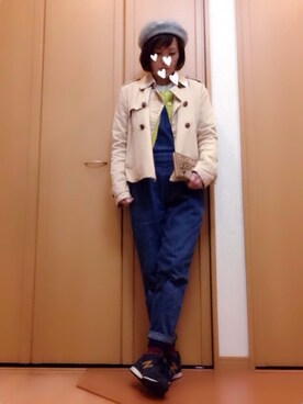 「JOSEPH ABBOUD（ジョセフアブード）のアイテム（ジャケット/アウター）」を使った、cha!!さん（レディース・156cm）の秋コーディネート