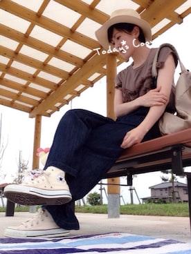 「A.I.P（エーアイピー）のアイテム」を使った、cha!!さん（レディース・156cm）の夏コーディネート