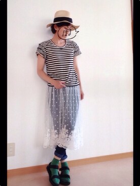 cha!!さん(レディース・156cm)の夏コーディネート