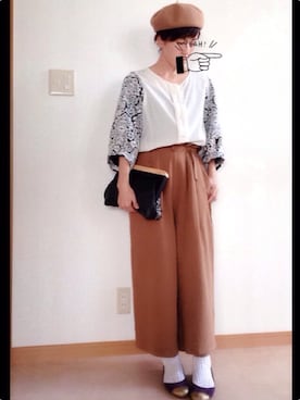 「MARC JACOBS（マークジェイコブス）のアイテム（シューズ）」を使った、cha!!さん（レディース・156cm）の秋コーディネート
