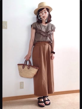 cha!!さん（レディース・156cm）の夏コーディネート