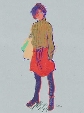 knさん（レディース・156cm）の秋コーディネート