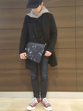 「Steven Alan（スティーブンアラン）のアイテム（キャップ）」を使った、Ryo  Onoさん（メンズ・168cm）の春コーディネート