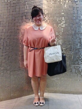 「wearsg」｜「アイテム（トートバッグ）」を使った、negnitさん（レディース・169cm）の冬コーディネート