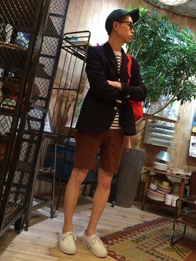 チャヤマコトさん（メンズ・169cm）の春コーディネート