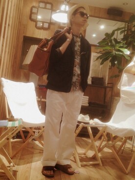 チャヤマコトさん（メンズ・169cm）の春コーディネート