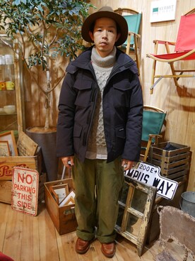 チャヤマコトさん(メンズ・169cm)の冬コーディネート