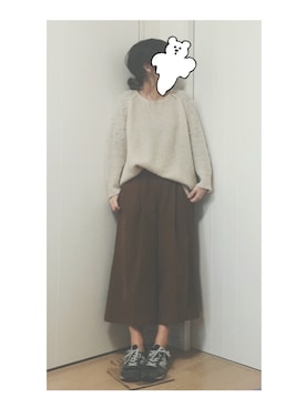 「LOWRYS FARM（ローリーズファーム）のアイテム（セットアップ）」を使った、☻☻☻さん（レディース・164cm）の冬コーディネート