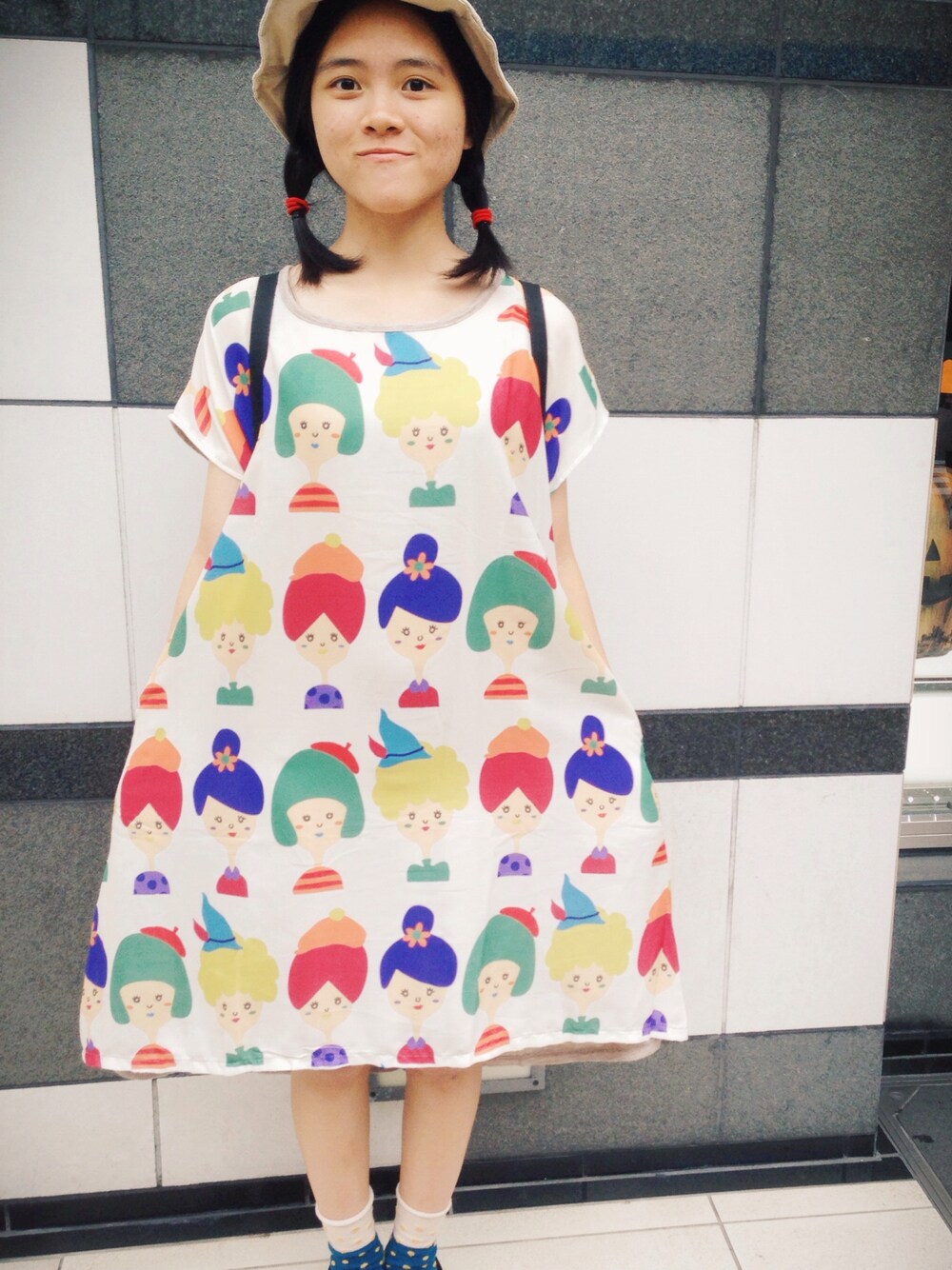 「merlot、earth music&ecology」｜「MERLOTのアイテム（ワンピース、その他）」を使った、Rubyさん（レディース・153cm）の秋コーディネートの1枚目の写真