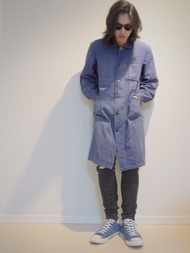 「ストリートカジュアル」｜「アイテム（その他アウター）」を使った、yujiさん（メンズ・178cm）の冬コーディネート