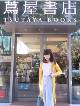 「蔦屋書店」｜minis modeさん（レディース・162cm）の秋コーディネート