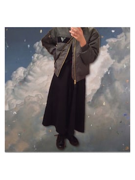 「chanel」｜「アイテム（ミリタリージャケット）」を使った、メアリさん（レディース・159cm）の秋コーディネート