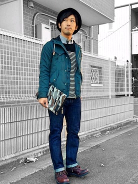 「SUPERB（サパーブ）のアイテム」を使った、H.Kさん（メンズ・167cm）の秋コーディネート