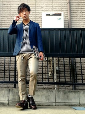 H.Kさん（メンズ・167cm）の夏コーディネート