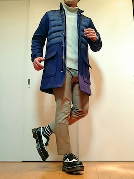 「Time is on（タイムイズオン）のアイテム（アクセサリー）」を使った、H.Kさん（メンズ・167cm）の冬コーディネート