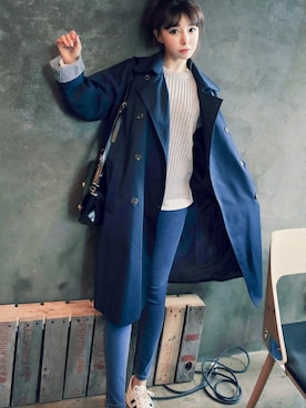 「knit vest」｜큐니걸스さん（レディース・163cm）の冬コーディネート