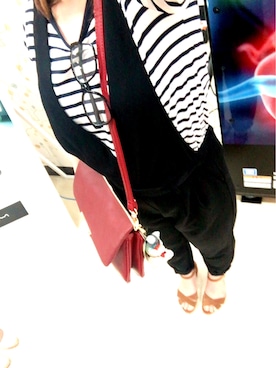 「ARROW（アロー）のアイテム（バッグ）」を使った、Momoさん（レディース・154cm）の夏コーディネート