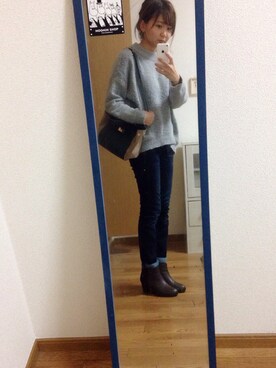 natsuさん（レディース・152cm）の冬コーディネート