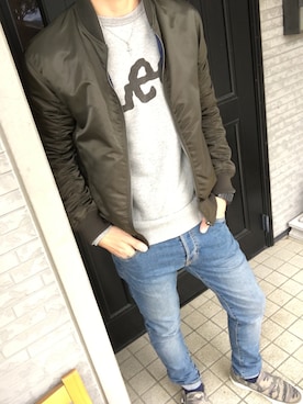 「LAD MUSICIAN（ラッドミュージシャン）のアイテム（その他アウター）」を使った、MURAGEn18さん（メンズ・173cm）の春コーディネート