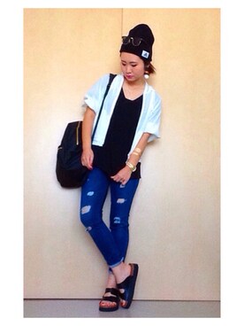 HONOKAさん（レディース・162cm）の夏コーディネート