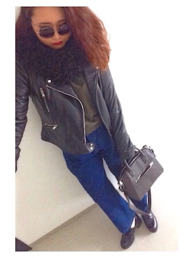 HONOKAさん（レディース・162cm）の冬コーディネート