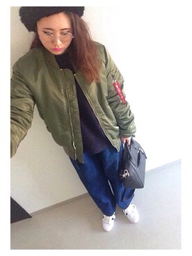 HONOKAさん（レディース・162cm）の冬コーディネート