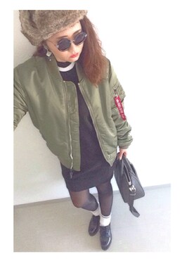 HONOKAさん（レディース・162cm）の冬コーディネート