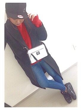 HONOKAさん（レディース・162cm）の冬コーディネート