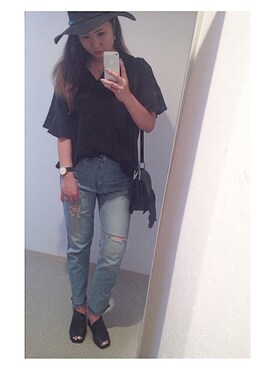 HONOKAさん（レディース・162cm）の春コーディネート