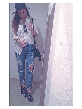 HONOKAさん（レディース・162cm）の夏コーディネート