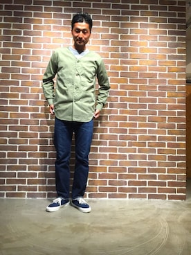 「アイテム（カバーオール）」を使った、ikezawaさん（メンズ・180cm・30代）の夏コーディネート