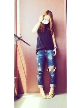 Linaさん（レディース・167cm）の夏コーディネート