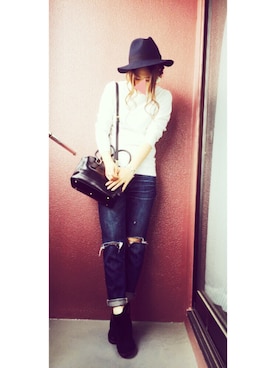 Linaさん（レディース・167cm）の秋コーディネート