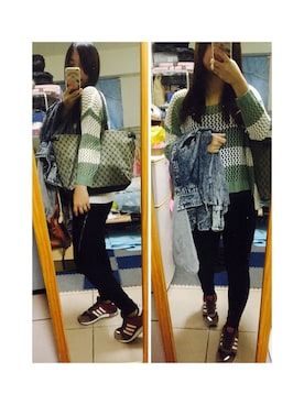 「BASEZOO （BASEZOO ）のアイテム（ジャケット/アウター）」を使った、Febbyさん（レディース・156cm）の秋コーディネート