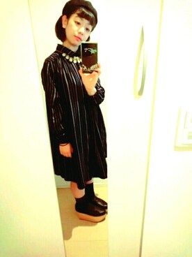 「AS KNOW AS」｜「アイテム（アクセサリー）」を使った、meeさん（レディース・144cm）の秋コーディネート