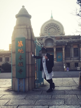 「ジョージコックス」｜「アイテム（アクセサリー）」を使った、hasshi-さん（メンズ・175cm）の春コーディネート