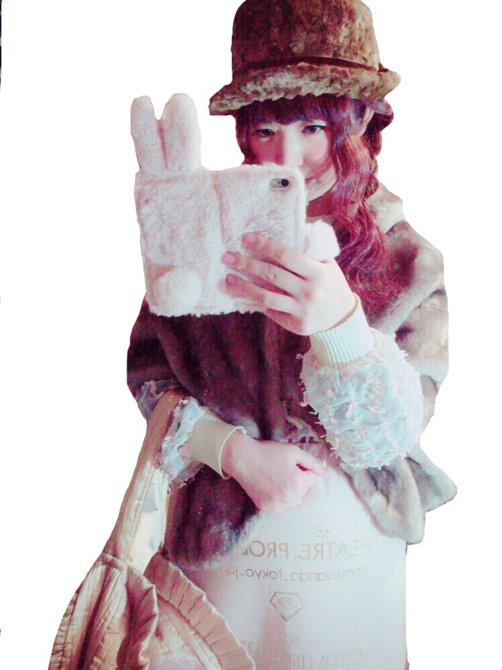 「シアタープロダクツ(THEATRE PRODUCTS)」｜「THEATRE PRODUCTSのストレッチポンチスカート（スカート、ベージュ系）」を使った、aiさん（レディース・158cm）の秋コーディネートの1枚目の写真